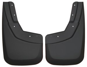 Honda Ridgeline Mud Guards - Rear - Husky Liners - Custom-Molded, FormFit Design, Husky Shield, No-Drill, Paintable Matte Finish - Black - `06-`10 Honda Ridgeline Mud Guards - Rear - Husky Liners - Custom-Molded, FormFit Design, Husky Shield, No-Drill, Paintable Matte Finish - Black - `06-`10